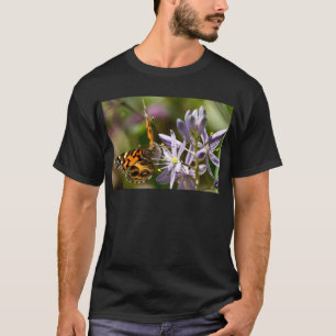 Oranje Vlinder op Wilde Hyacint Kleding & Cadeaus T-shirt