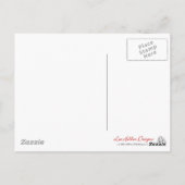 Oranje vlinder op Wilde Hyacinth Apparel & Gifts Briefkaart (Achterkant)