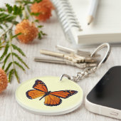 Oranje vlinder Sleutelhanger (Voorkant Rechts)