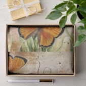  Oranje vlinder Tissuepapier (Geschenk)