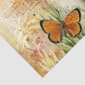  Oranje vlinder Tissuepapier (Detail)