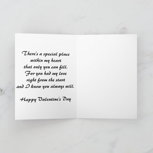 Oranje vlinder Valentijn Feestdagen Kaart (Binnen)