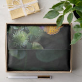  Oranje vlinderbloemfoto Tissuepapier (Geschenk)