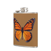 Oranje vlinderkolf heupfles (Links)