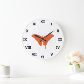 Oranje vlinderkunst grote klok (Huis)