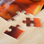 Oranje-vloeistoftestgas Legpuzzel (Zijkant)