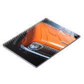 Oranje voertuig ~ door Sharon Dawn ~ Notitieboek (Linkerzijde)