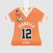 Oranje Voetbal Ornament (achterkant)