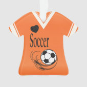 Oranje Voetbal Ornament (voorkant)
