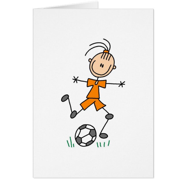 Oranje voetbalkaart (Voorkant)