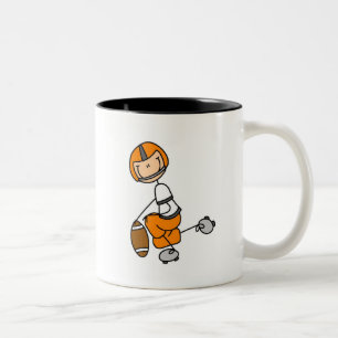 Oranje Voetbalspeler Mok
