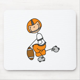 Oranje Voetbalspeler Muismat