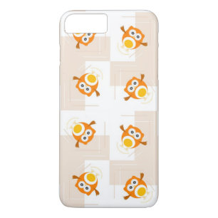 Oranje vogelpatroon Case-Mate iPhone case
