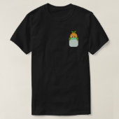 Oranje vogelpocket Afdrukken .png T-shirt (Design voorkant)