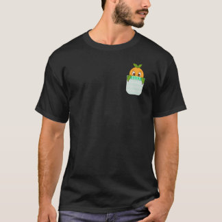 Oranje vogelpocket Afdrukken .png T-shirt