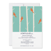 Oranje vogels op de vogelboom, ter illustratie van