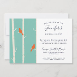 Oranje vogels op het Vrijgezellenfeest van de voge Kaart