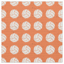Oranje Volleyball Wood Floor gepatterd