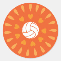 Oranje volleyballen Kaleidoscope Patroon