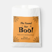 Oranje vond ze haar Vrijgezellenfeest van Hallowee Bedankzakje (Voorkant)