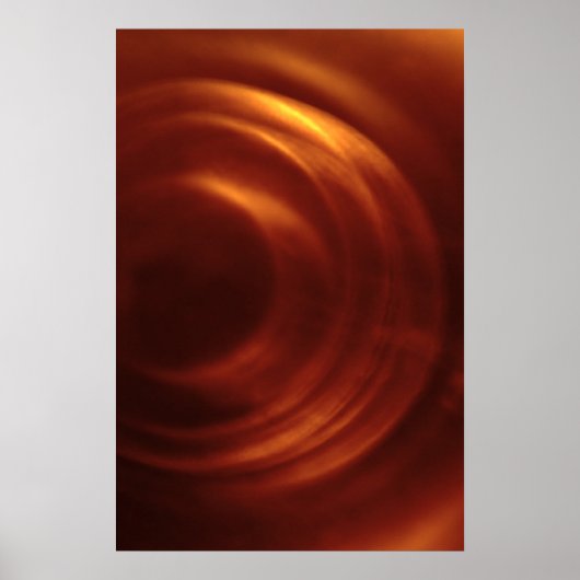 Oranje vortex van de tijdreiziger poster (Voorkant)