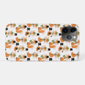 Oranje Vos Herfst Bomen Bos Hipster Bril Vos Case-Mate iPhone Case (Achterkant (horizontaal))