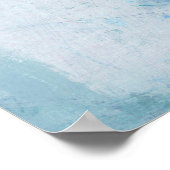 Oranje vos in Red Santa Hat Merry Kerstmis Poster (Hoek)