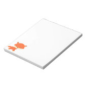 Oranje vos notitieblok (Linkerzijde)