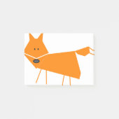 Oranje vos post-it® notes (Voorkant)