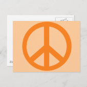 Oranje vredesproducten briefkaart (Voorkant / Achterkant)