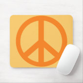 Oranje vredesproducten muismat (Met muis)