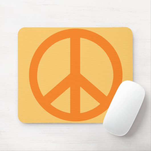 Oranje vredesproducten muismat (Met muis)