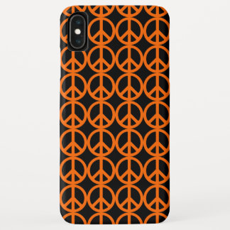 Oranje Vredesteken Patroon iPhone XS Max Hoesje