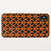 Oranje Vredesteken Patroon Case-Mate iPhone Case (Achterkant (horizontaal))