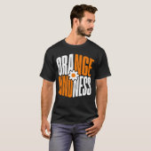 Oranje vriendelijkheid Flower T-shirt (Voorkant volledig)
