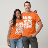 Oranje vriendelijkheid is belangrijk t-shirt (Unisex)