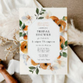 Oranje Vrijgezellenfeest van bloesems en clementin Kaart