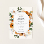 Oranje Vrijgezellenfeest van bloesems en clementin Kaart