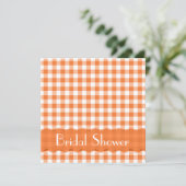 Oranje Vrijgezellenfeest van de Tea-partij Kaart (Staand voorkant)