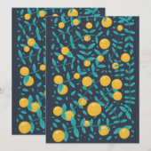  Oranje vruchten (Voorkant / Achterkant)