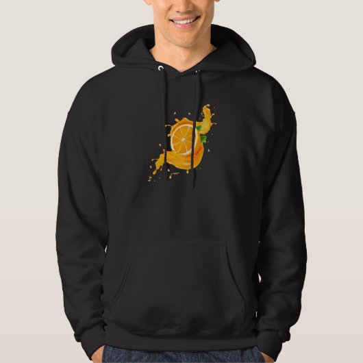 Oranje vruchten 1 hoodie (Voorkant)