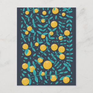 Oranje vruchten Briefkaart