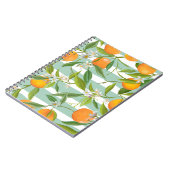 Oranje vruchten Floral: naadloze Vintage. Notitieboek (Linkerzijde)