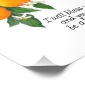 Oranje vruchten Genesis 12:2 Foto Afdruk (Hoek)