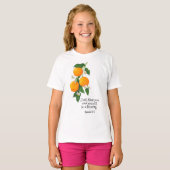 Oranje vruchten Genesis 12:2 T-shirt (Voorkant volledig)