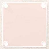 Oranje vruchten glazen onderzetter (Achterkant)