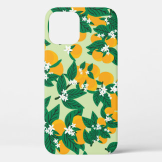 Oranje vruchten: groen motief. Case-Mate iPhone case