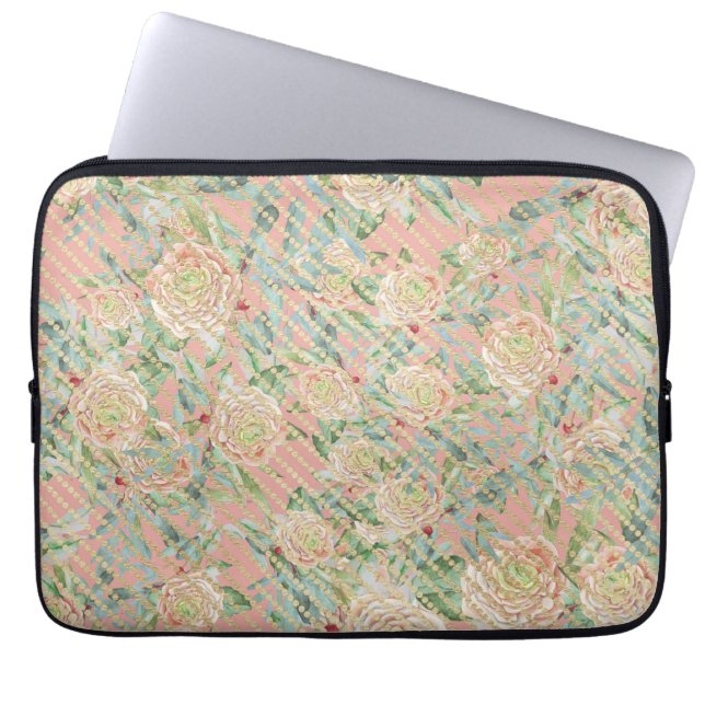 Oranje vruchten laptop sleeve (Voorkant)