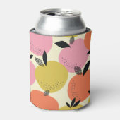 Oranje vruchten, naadloos zomerpatroon. blikjeskoeler (Blikje Voorkant)