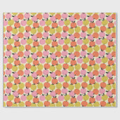 Oranje vruchten, naadloos zomerpatroon. cadeaupapier (Vlak)